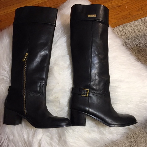 Stacy Veg Leather Riding Boots | Poshmark